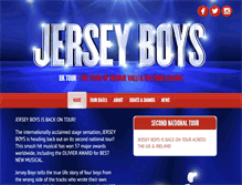 Tablet Screenshot of jerseyboysuktour.com